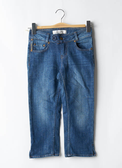 Pantalon trei sferturi albastru SCHOOL RAG femeie