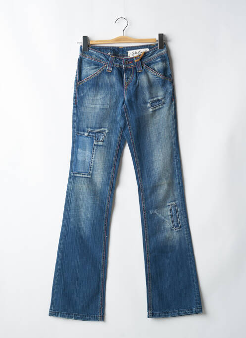 Blugi cu croială slim albastru TEDDY SMITH femeie