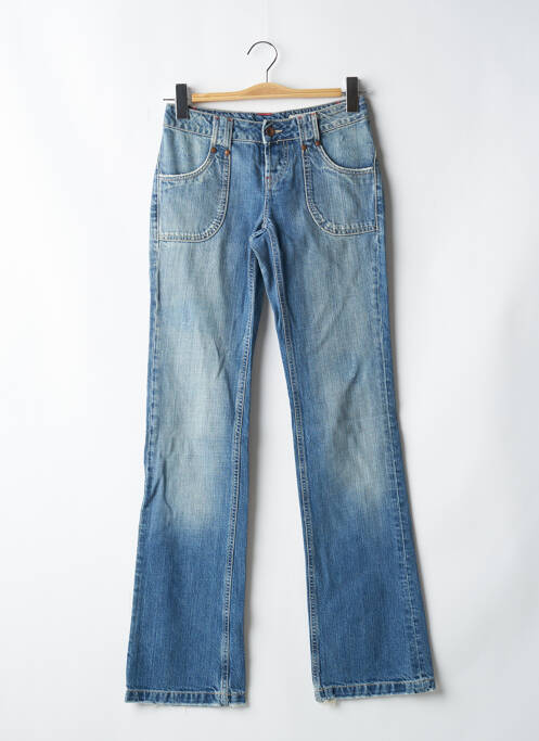 Blugi cu croială slim albastru TEDDY SMITH femeie