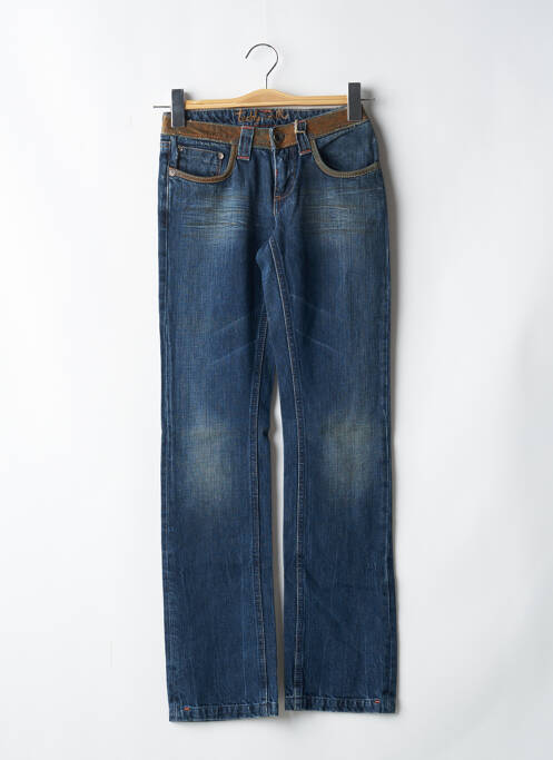 Blugi cu croială slim albastru TEDDY SMITH femeie