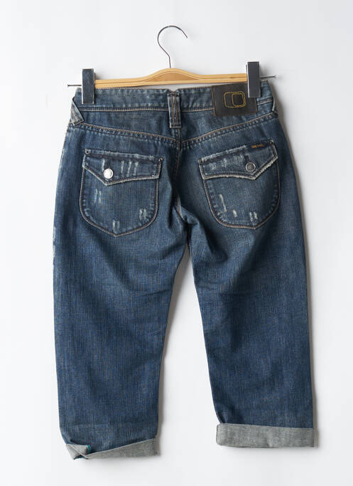 Pantalon trei sferturi albastru TEDDY SMITH femeie