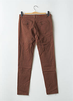 Pantalon slim talie joasă talie joasă maro REIKO femeie