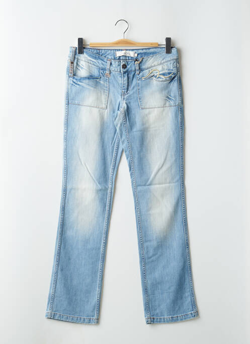 Blugi bootcut albastru SCHOOL RAG femeie