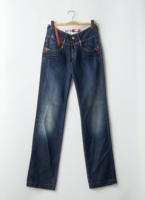 Blugi cu croială slim albastru TAKE TWO femeie