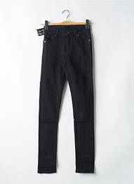 Pantalon slim țesătură poplin mărime normală negru CHEAP MONDAY femeie