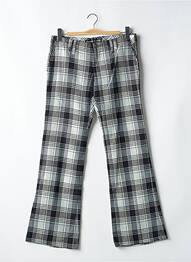 Pantalon chino țesătură poplin mărime normală negru FREEMAN T.PORTER femme