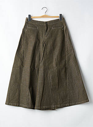 Pantalon larg verde TEDDY SMITH femeie