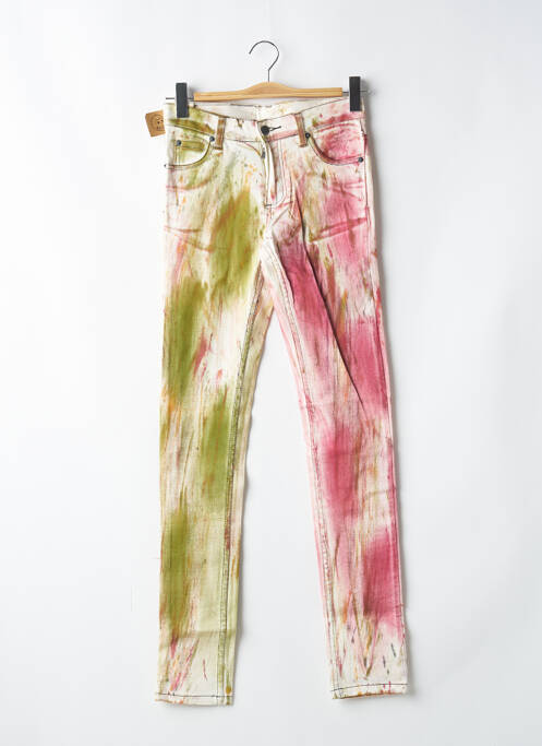 Blugi cu croială slim verde CHEAP MONDAY femeie