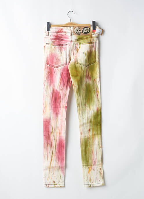 Blugi cu croială slim verde CHEAP MONDAY femeie