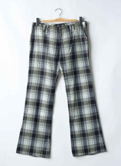 Pantalon chino țesătură poplin mărime normală negru FREEMAN T.PORTER femme