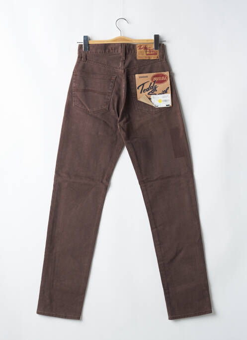 Blugi cu croială slim maro TEDDY SMITH femeie