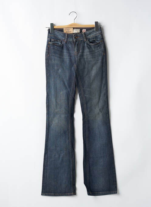 Blugi bootcut albastru TEDDY SMITH femeie