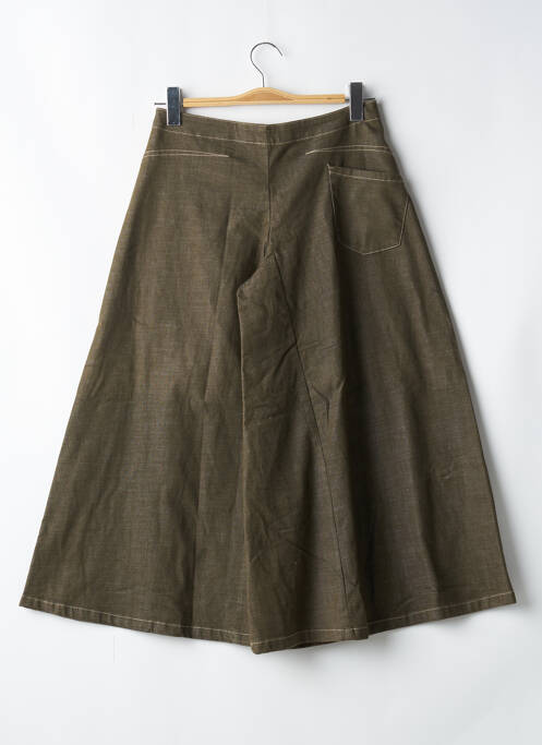 Pantalon larg verde TEDDY SMITH femeie