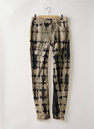 Pantalon slim bej ELEVEN PARIS femeie