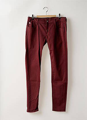 Pantalon slim talie joasă talie joasă roșu LE TEMPS DES CERISES femeie