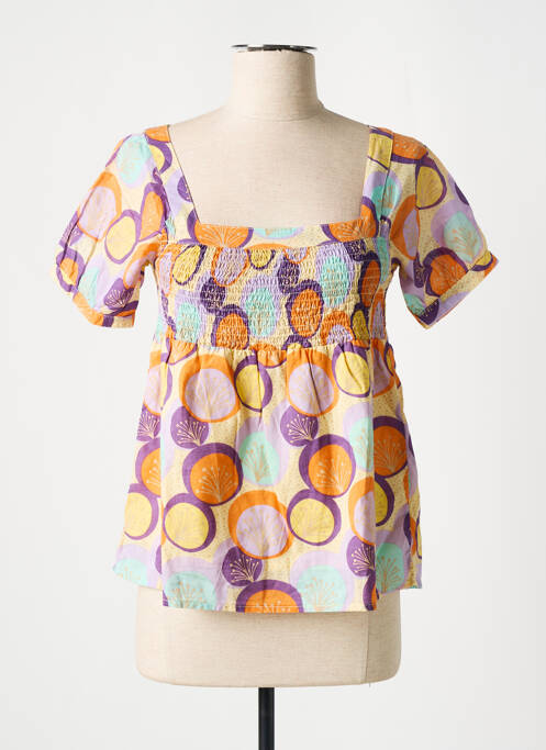 Top portocaliu ONLY femeie