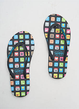 Șlapi negru PULL IN femeie