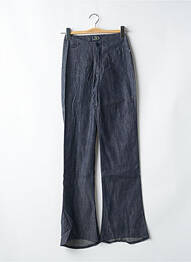 Pantalon evazat talie înaltă talie înaltă albastru BE YOU K femeie