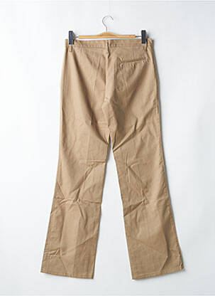 Pantalon chino țesătură poplin mărime normală bej BE YOU K femeie
