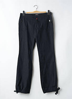 Pantalon drept țesătură poplin talie joasă negru BE YOU K femeie