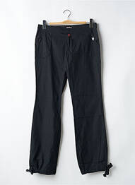 Pantalon drept țesătură poplin talie joasă negru BE YOU K femeie