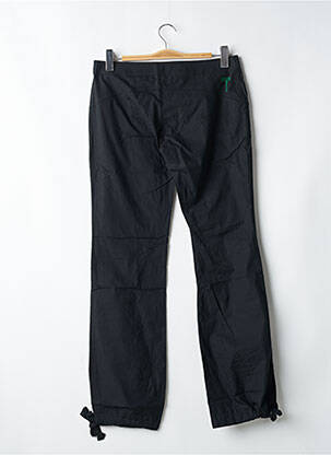 Pantalon drept țesătură poplin talie joasă negru BE YOU K femeie