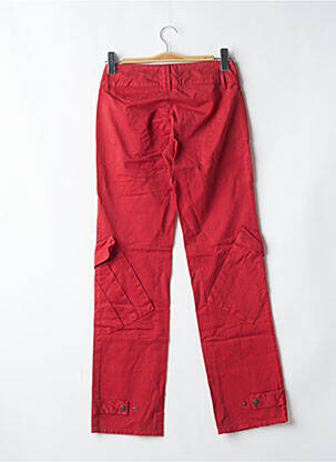 Pantalon drept buzunare talie joasă roșu BE YOU K femeie