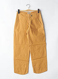 Pantalon drept țesătură poplin talie înaltă bej BE YOU K femeie