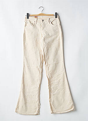 Pantalon evazat bej CIMARRON femeie