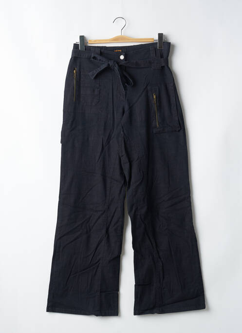 Pantalon larg albastru CHEYENNE femeie