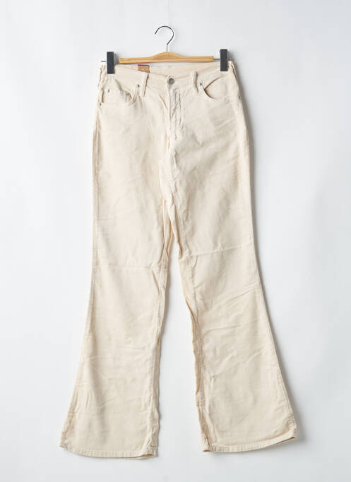 Pantalon evazat bej CIMARRON femeie