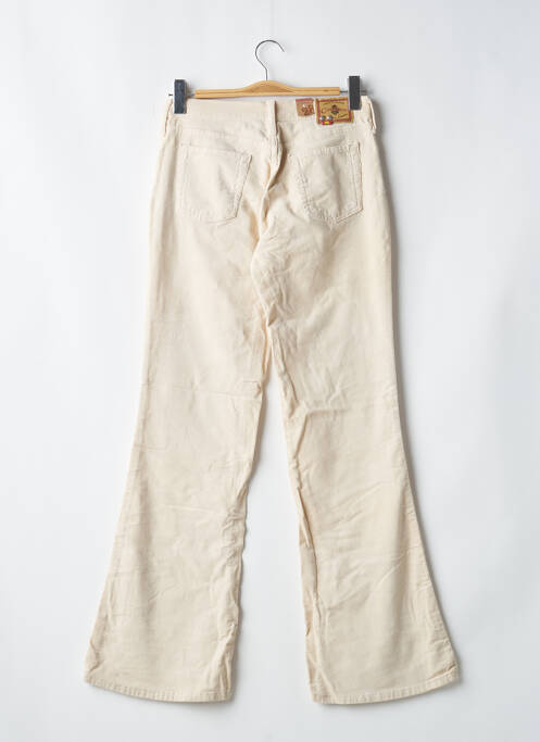 Pantalon evazat bej CIMARRON femeie