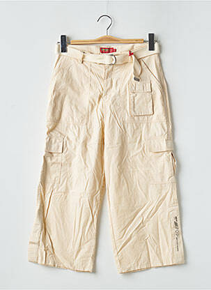 Pantalon trei sferturi bej TEDDY SMITH INDUSTRY fată