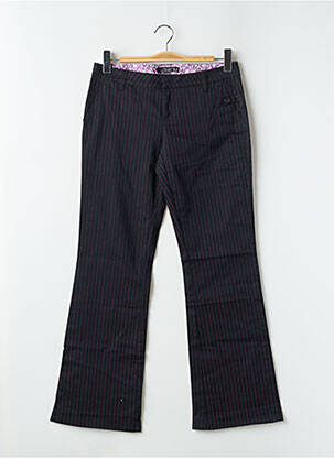 Pantalon 7/8 țesătură poplin talie joasă negru VOLCOM femeie