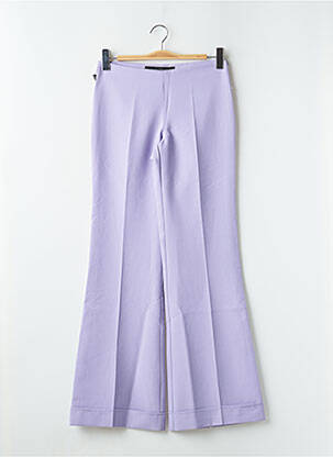 Pantalon evazat violet FREEMAN T.PORTER femeie
