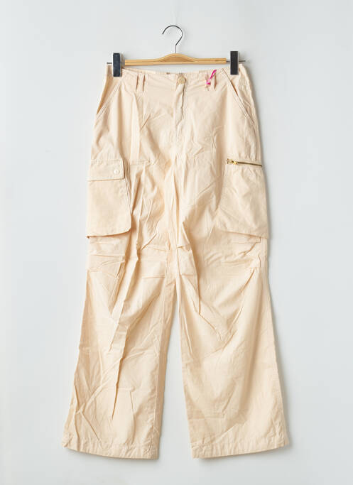 Pantalon cargo bej TEDDY SMITH INDUSTRY fată