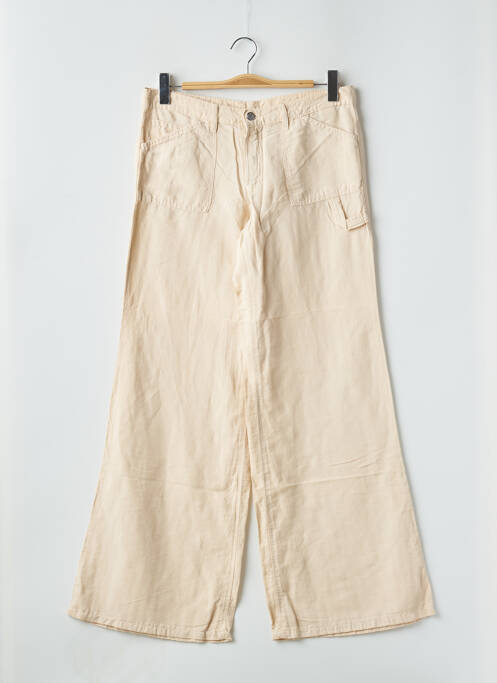 Pantalon evazat bej CIMARRON femeie