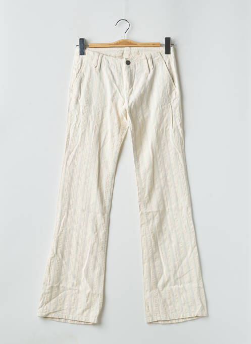 Pantalon slim bej FREEMAN T.PORTER femeie