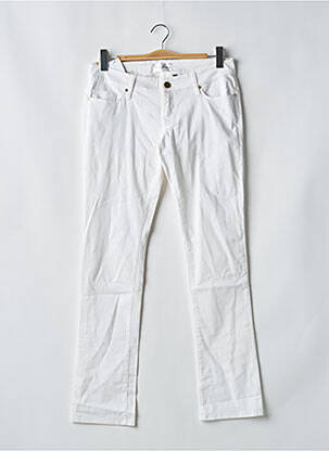 Pantalon drept elasticitate talie joasă alb GUESS femeie