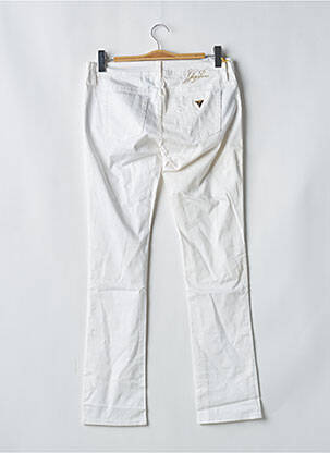 Pantalon drept elasticitate talie joasă alb GUESS femeie