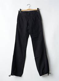 Pantalon drept țesătură poplin mărime normală negru LOIS femeie