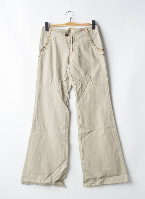 Pantalon drept bej MISS SIXTY femeie