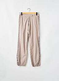 Pantalon drept țesătură poplin mărime normală gri SESSUN femme