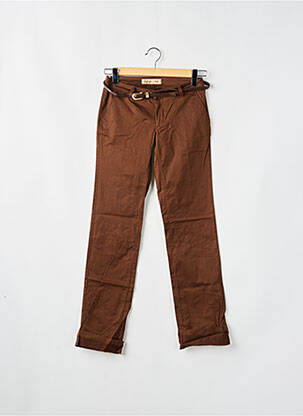 Pantalon chino maro SALSA femeie