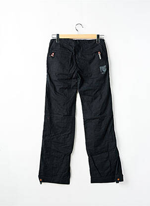 Pantalon drept țesătură poplin mărime normală negru TEDDY SMITH femeie