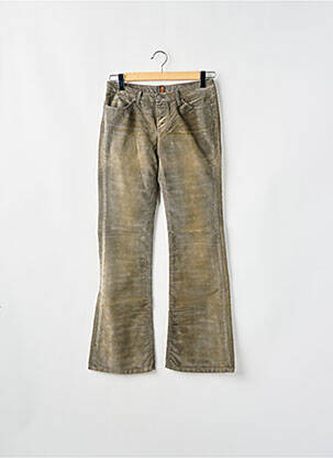 Blugi cu croială dreaptă verde TEDDY SMITH femeie