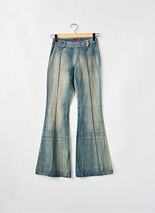 Blugi cu croială evazată albastru TEDDY SMITH femeie