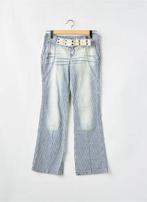 Blugi bootcut albastru TEDDY SMITH femeie