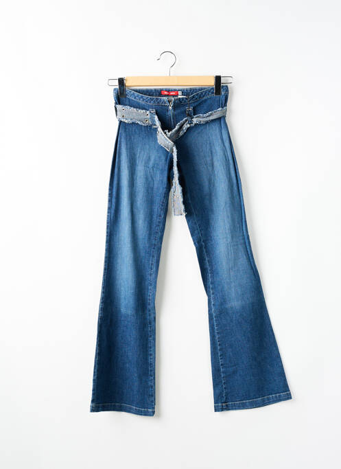 Blugi cu croială evazată albastru TEDDY SMITH femeie