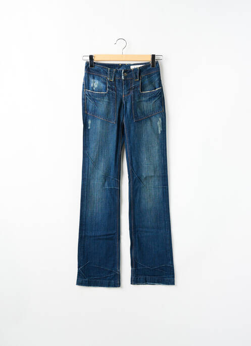 Blugi cu croială dreaptă albastru TEDDY SMITH femeie